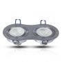 LED Spotlights - Recessed Fitting - GU10 - IP20 - Aluminium Brush - Model No: - VT-783RD-AB