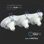 LED Spotlights - Recessed Fitting - GU10 - IP20 - White - Model No: - VT-784RD-WH