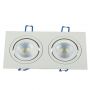 LED Spotlights - Recessed Fitting - GU10 - IP20 - White - Model No: - VT-783SQ-WH