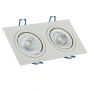 LED Spotlights - Recessed Fitting - GU10 - IP20 - White - Model No: - VT-783SQ-WH