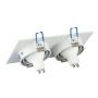 LED Spotlights - Recessed Fitting - GU10 - IP20 - White - Model No: - VT-783SQ-WH