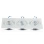 LED Spotlights - Recessed Fitting - GU10 - IP20 - White - Model No: - VT-784SQ-WH