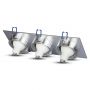 LED Spotlights - Recessed Fitting - GU10 - IP20 - Aluminium Brush - Model No: - VT-784SQ-AB