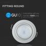 LED Spotlights - Recessed Fitting - GU10 - IP20 - Metallic Grey