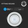 LED Spotlights - Recessed Fitting - GU10 - IP20 - Metallic Grey - 5 Years