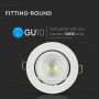 LED Spotlights - Zoom Fitting - GU10 - IP20 - White