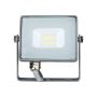 Grey LED Floodlights - Samsung - IP65 - 10W - 800 Lumens - 3000K - 5 Years