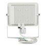 Draaibare LED Schijnwerpers met PIR Sensor - Samsung - IP65 - Wit - 50W - 4000 Lumen - 3000K - 5 Jaar