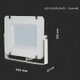 White LED Floodlights - Samsung - IP65 - 150W - 12000 Lumens - 3000K - 5 Years