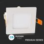 Square LED Mini Panels - Premium Series - IP20 - White - 6W - 420 Lumens - 3000K