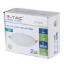 Ronde LED Minipanelen - Afbouwloos - IP20 - Wit - 8W - 800 Lumen - 6400K