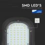 Grey LED Streetlights - Iron - Samsung - IP65 - 50W - 5000 Lumens - 6400K