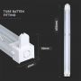 Single LED Tubes - Fitting - 60CM - IP20