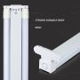 Double LED Tubes - Fitting - White - 60CMx2 - IP20