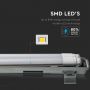 LED Batten Fitting With Tubes - IP65 - White - 36W - 4000 Lumens - 6400K - 150CMx2