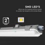 LED-Lichtleiste mit Röhren - IP65 - Weiß - 18W - 1700 Lumen - 6400K - 120CM