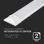 Prismatic LED Batten Fittings - 150lm/w - Evolution - IP20 - White - 15W - 2250 Lumens - 3000K - 5 Years - 60CM