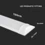 Prismatische LED Armaturen - 160lm/w - Evolution - IP20 - Wit - 38W - 6080 Lumen - 4000K - 5 Jaar - 150CM