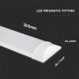 White LED Batten Fittings - Prismatic - Samsung - IP20 - 10W - 1000 Lumens - 3000K - 5 Years - 30CM