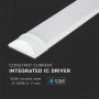 White LED Batten Fittings - Prismatic - Samsung - IP20 - 10W - 1000 Lumens - 3000K - 5 Years - 30CM