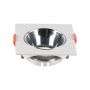 LED Spotlights - Recessed Fitting - GU10 - IP20 - White+Chrome - Model No: - VT-932-WCH