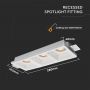 LED Spotlights - Recessed Fitting - GU10 - IP20 - White - Model No: - VT-11003