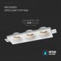 LED Spotlights - Recessed Fitting - GU10 - IP20 - White - Model No: - VT-11023