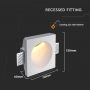 LED Spotlights - Recessed Fitting - GU10 - IP20 - White - Model No: - VT-11009-RD