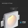 LED Spotlights - Recessed Fitting - GU10 - IP20 - White - Model No: - VT-11009-RD