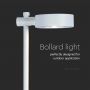 Outdoor Lighting - Bollard Lamps - IP65 - White Body - 6 Watts - 520 Lumens - 3000K