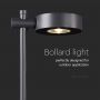 Outdoor Lighting - Bollard Lamps - IP65 - Black Body - 6 Watts - 520 Lumens - 3000K