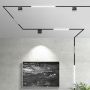 Smart Magnetic Tracklights - Pendant - Black - IP20 - 10W - 900 Lumens - 3IN1