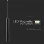 Smart Magnetic Tracklights - Pendant - Black - IP20 - 8W - 700 Lumens - 3IN1