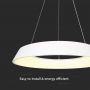 Kerzenständer - Dimmbar Pendant Lights - IP20 - White Body - 48 Watt - 5000 Lumen - 3000K