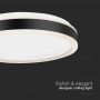 Designer Dome Lights - Round - IP20 - Black Body - 38 Watts - 4050 Lumens - 4000K