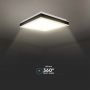 Designer Dome Lights - Square - IP20 - Black Body - 38 Watts - 4000 Lumens - 4000K