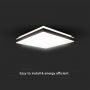 Dimmable Dome Lights - IP20 - Black Body - 48 Watts - 4480 Lumens - 4000K