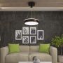 Designer Hanging Light - IP20 - Black Body - 12 Watts - 1280 Lumens - 4000K