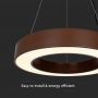 Dimmbar Kerzenständer Pendant Lights - Corten - IP20 - 50W - 6100 Lumen - 4000K