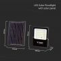 Solar Floodlights - IP65 - Black Body - 2400 Lumens - 6400K