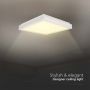 Square Designer Dome Lights - White - IP20 - 24W - 2450 Lumens - 4000K