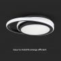 Designer Ceiling Lights - IP20 - Black Body - 24 Watts - 2560 Lumens - 4000K