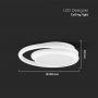 Designer Ceiling Lights - IP20 - White Body - 24 Watts - 2560 Lumens - 4000K