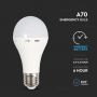 E27 LED Lampen - GLS - Noodverlichting - IP20 - Wit - 9W - 720 Lumen - 4000K