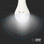 E27 LED Lampen - GLS - Noodverlichting - IP20 - Wit - 9W - 720 Lumen - 4000K