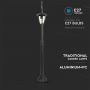 E27 Outdoor Lighting - Pole Lamps - IP44 - Black