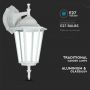 E27 Buitenverlichting - wandlamp - Down - IP44 - Mat Wit