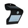 Solar Wall Lights - IP65 - Black - 2 Watts - 200 Lumens - 4000K+3000K