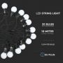 LED Lampen voor String Lights - DC:24V - IP44 - 600 Lumen - 3000K