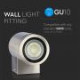 GU10 Outdoor Lighting - Wall - Fittings - Stainless - Steel - IP44